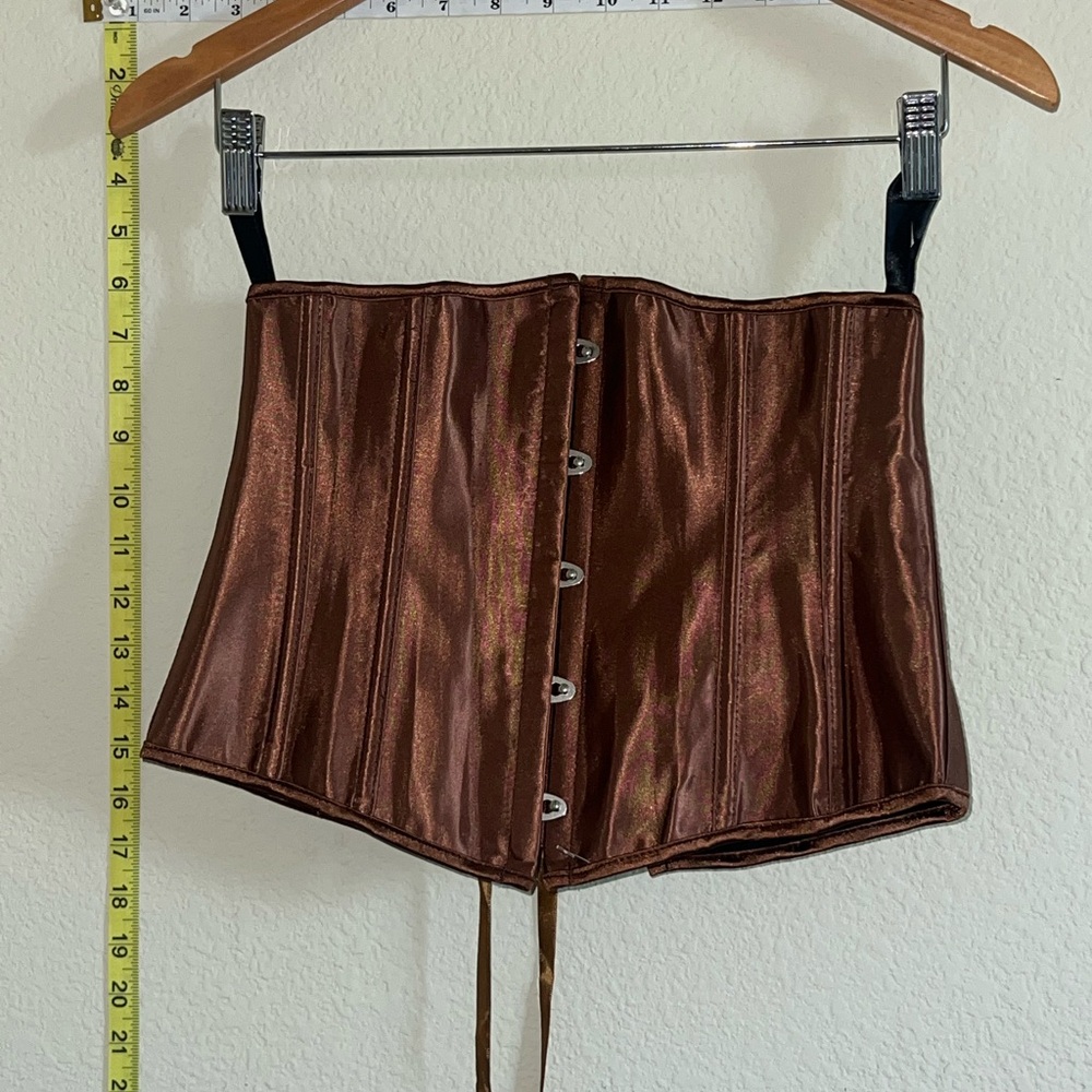 Brown Satin Corset